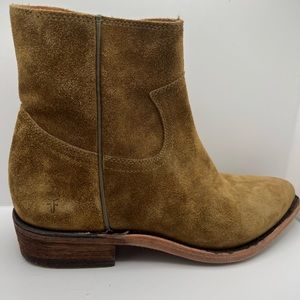 Frye Billy Inside Zip Bootie Khaki
